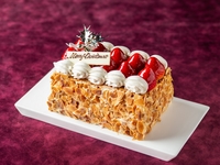 【12/19-12/25｜「Merry Christmas」プレート付】クリスマスの苺のミルフィーユ　フルサイズ