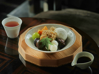 Fruit Anmitsu Japanese chestnut Mont Blanc cake  ＆ ice cream  (90-min. seating)