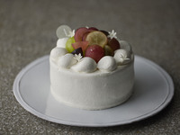 【10/1〜】ぶどうづくしのショートケーキ 丸型 4名様分【 ¥4,500円(税別) 】