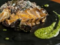【アーリープラン飲み放題付】鮑×和牛コース