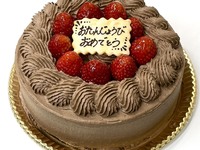 いちごの生チョコクリームデコレーションケーキ6号
