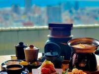 Weekday-exclusive price: [Luxurious Sea Bream Rice Chazuke Set] ‘Black beef teppanyaki’, ‘Oyster fritters’, ‘Red-leaf sea bream in golden dashi hot pot’