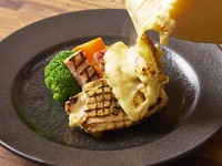 【平日ディナー】チーズ＆ハーフビュッフェ　デラックスセット　ラクレットチーズ追加メニュー