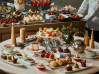 【 The Lobby Lounge 】The Ritz-Carlton Tokyo Holiday Afternoon Tea  with the 1 Glass of Dom Perignon 2015