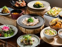 11/1～【土日祝】和×イタリアンのランチビュッフェ｜ローストポーク食べ放題＆選べるメイン付き