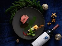 【Xmas2026】＜プレミアムワイン3杯付＞３種の最高峰（グラン・ヴァン）と奏でる至福の饗宴、プレミアムランチ ￥45,000