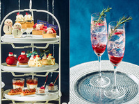 🎄【スペシャルドリンク＋カフェフリー】スノーホリデー×ジュリークローズアフタヌーンティー（12/20～23）