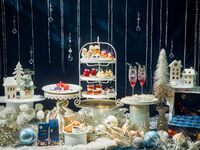 🎄【ノベルティ＋ドリンク＋スペシャリテ＋カフェフリー】スノーホリデー×ジュリークローズアフタヌーンティー（12/20～23）