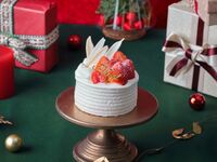 期間限定【オプション】いちごを贅沢に使用したクリスマスケーキ -9センチ-（メッセージプレート付き）