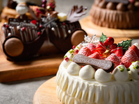 ◆事前決済◆【クリスマスケーキ＆おせち料理のセットプラン】豪華和洋三段重