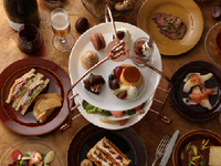 11/10～1/13【1階席 17:30～　店内またはテラス　】KIHACHI のナイトアフタヌーンティー　～マロンシャンパンスペシャル～