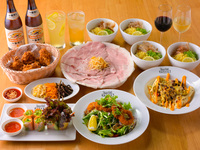 【飲み放題付】団体スタンダードプラン(10月Menu)