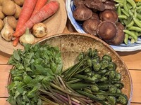店主おすすめの特選木下牛と旬野菜を楽しむコース