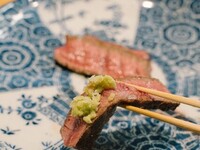 朔コース　旬のお野菜、厳選木下牛、自家製のコンソメスープが入ったおすすめコース