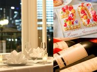 9月限定10%OFF！【個室★大切なお祝いを、プライベート空間で】大人気ナンバーケーキ付！スパークリングワインボトルとWメインを楽しむディナー 2名様～