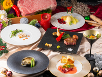 12月1日〜27日限定【Xmasコース・ナタール】～活蝦夷鮑＆フォアグラ、A5ランク和牛とパティシエ特別デザート～