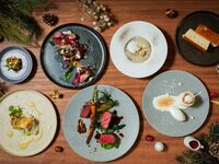 ＜早割10%OFF＞【クリスマスディナー】九州厳選3種の肉を炭火のリバースシアーで味わう全7品＋乾杯酒(12/20～12/23ご来店)