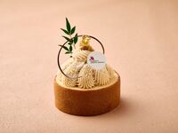 和栗のロールケーキ