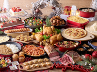 【Xmas2026】ランチ！ローストターキーなどオープンキッチンからの出来立て料理が大人気！スイーツも登場！12/19~12/20・12/24~12/27