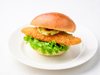 Fish Burger with Tartar Sauce&salad set
