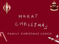 ＜第一部＞【大人コース】 FAMILY CHRISTMAS LUNCH 