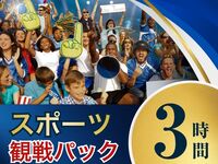 コースディナー付きスポーツ観戦パック3時間 （利用開始17時以降）