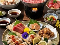 11/2–2/28 [Recommended for those who want to fish and also enjoy various delicious dishes★] Kashiwa Course for New Year’s parties in November and February: 10,000 yen (tax included) alone; 11,980 yen (tax included) with unlimited drinks.