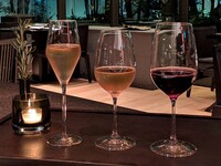 Set of 3 glasses of wine (120ml each)