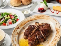 [Fall/Winter Exclusive Plan] A 7-course meal featuring calf T-bone steak and seasonal fish + all-you-can-drink
