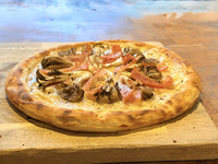 Pizza-making experience [Maitake & Bacon]