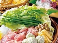 【ご宴会/大皿/歓送迎会】大山鶏とつくねのハリハリ鍋(全7品)2時間飲み放題付き6000円