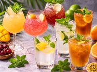 【PARTY  4people~】All-you-can-drink-non-alcohol for 2 hours＋  Los Angeles Course(Course with ribeye steak)