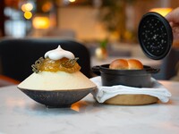 Pear & Hojicha Kakigori