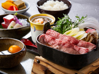 ランチ「国産牛すき焼き御膳」※1日20食限定