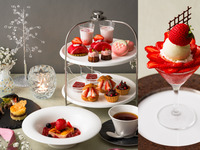 【TEA】12/1～2/26　パフェ付き　冬のアフタヌーンティー「冬のスノーヴェール・ストロベリーガーデン」