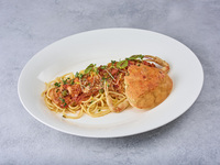 香箱蟹のスパゲッティ